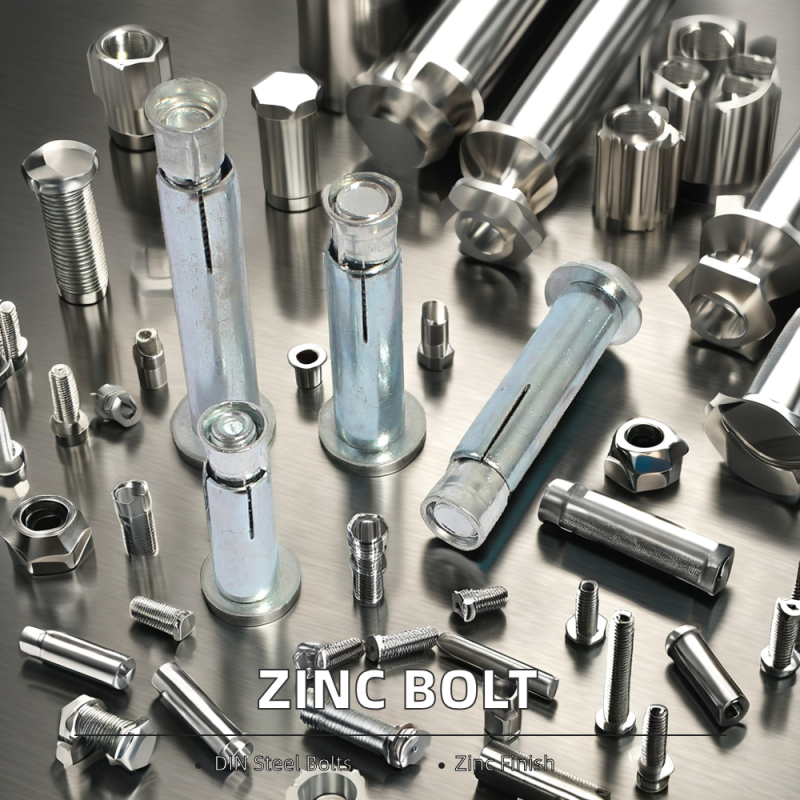 Din Standard High Quality Steel Hexagonal Explosion Bolt Blue Finish Lengths 20mm and 80mm Stainless Type