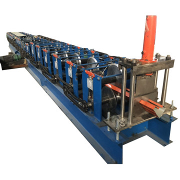 Rain gutter downspout cold roll forming machine
