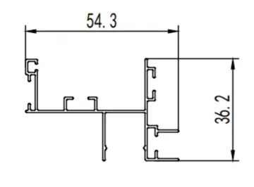 aluminium extrusion mold for Ceiling lamp parts