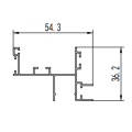 aluminium extrusion mold for Ceiling lamp parts