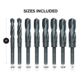 hss black Reduced Shank Twist Drills for Metal