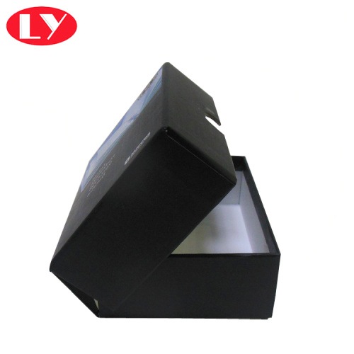 Special Overturn Cardboard Paper Gift Box Black