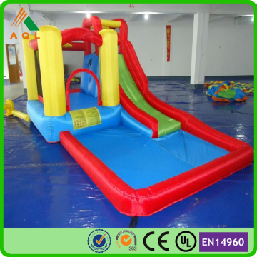 Domestic bouncer slide combo/ inflatable bouncer with pool/ pony inflatable bouncer