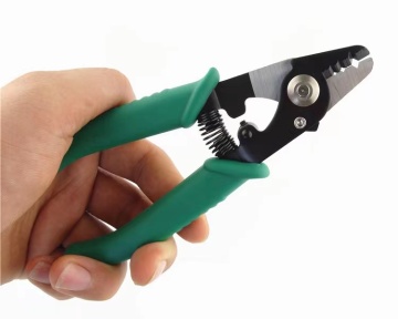 Title: "Pro'sKit Fiber Optical Cable Stripper Tool - 8PK-326 Tri-hole/3 Holes - Single Wire Stripper