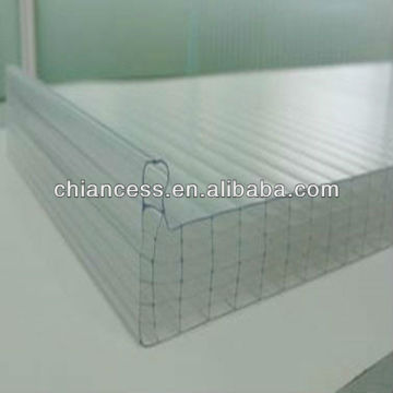 Ge U-lock Daylighting System Polycarbonate Rectangle PC roofing Sheet