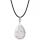 Howlite 25x35mm Teardrop Pendant Necklace women Men