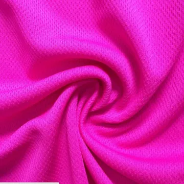 100% polyester weft knitted bird eye fabric