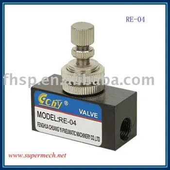 RE Series Flow control valve pneumatic air control valve One-way throttle valve