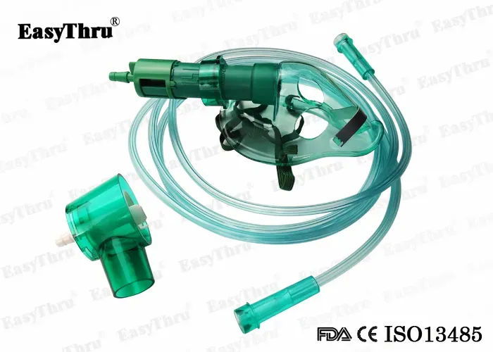CE ISO13485 FDA Oxygen Mask Venturi Disposables for Child and Adult