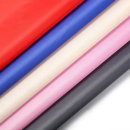 Wholesale 100% Polyester Taffeta Lining Fabric Roll - 63D*63D 190T Plain Dyed for Bag
