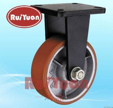 Supper heavy duty Iron Core PU wheel 1 Ton load capacity Casters