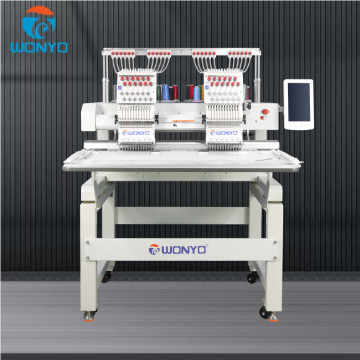 Computerized Embroidery Machine with Wooden Case: Servo and Stepper Motor for Flat Cap, T-Shirt, and More