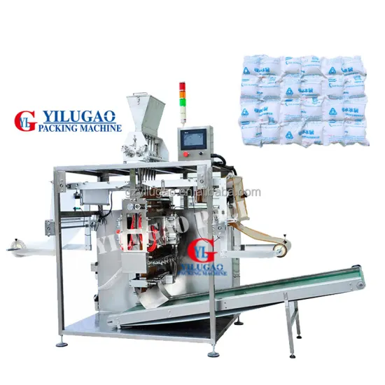 Gel Ice Bag Packaging Machine with 2 Layers and 6 Lines
