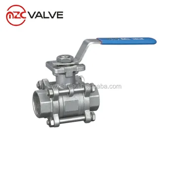 1/2'' 3 piece 316 Full Port Stainless Steel Ball Valve
