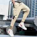 Pantaloni casual da uomo in cotone poliestere