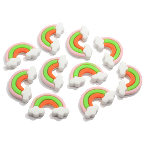 Cute Flat Back  Colorful Cloud Resin Cabochons Embellishments For Scrapbooking Crafts DIY Hair Bows Centers Accessories