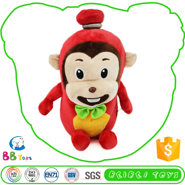 Wholesale Good Quality Soft Red Monkey Doll