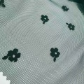 Goldfarbenes, florales, glitzerndes Polyester-Mesh-Kleid für Mädchen