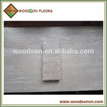 ABCD Customized White Brushed Grey Oak Engineered Wood Flooring