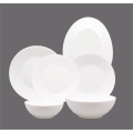 Kitchen Opal Glass Dinner Plate Set For Sale