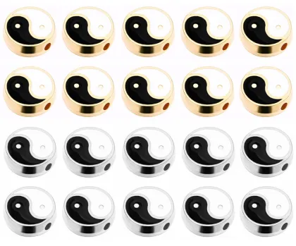Wholesale Yin Yang Beads Jewelry Findings for DIY Bracelets