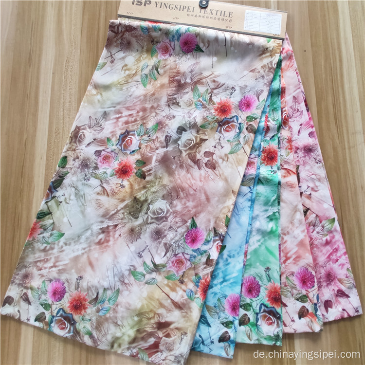 Soft Fabric Rayon Custom Printing Digital für Kleid