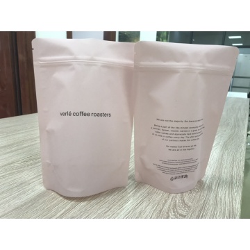 High Quality Plastic Coffee Flat Bottom Stand Up Bag