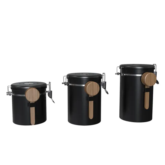 Wholesale Custom Premium 304 Stainless Steel Vacuum Coffee Canister