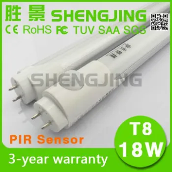 6-12M Sensor Distance 1200mm 18W Sensor LED Tube