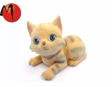 Products mini flocked animal toy