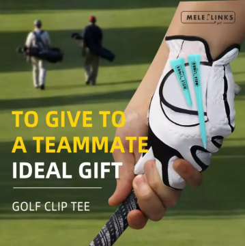 Height Adjustable Multi-Function Reusable Golf Tees with Carry Clip