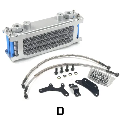 Retrofitting a Heat Dissipation Oil Cooler for Curved Beam Off Road Motorcycles