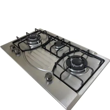 stainless steel built in gas cooker stove