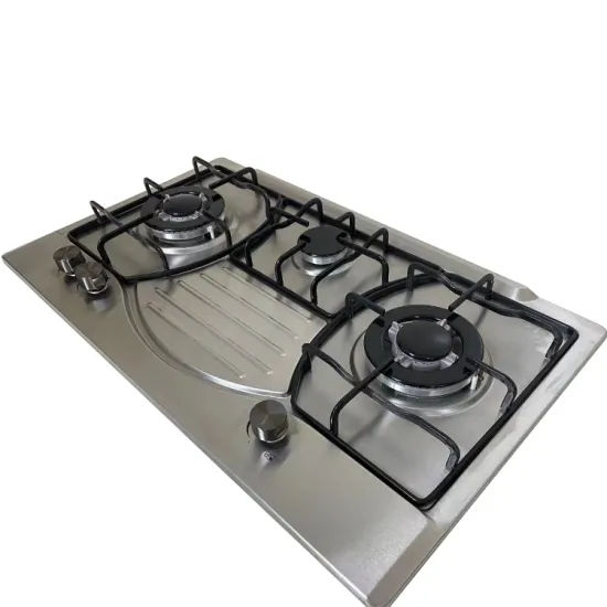 stainless steel built in gas cooker stove
