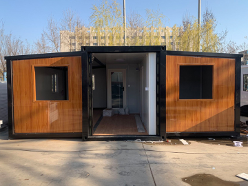 prefab collapsible container house sliding home office