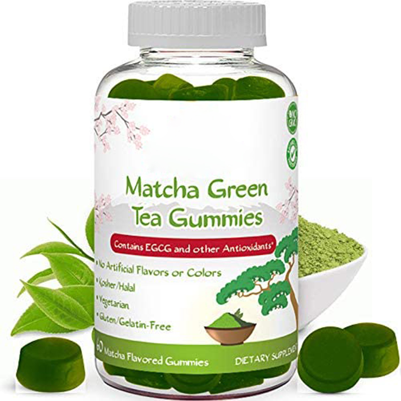 OEM ODM Vegan Natural Matcha Flavor Green Tea weight loss Gummies