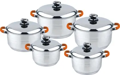 10pcs casserole with therm knob
