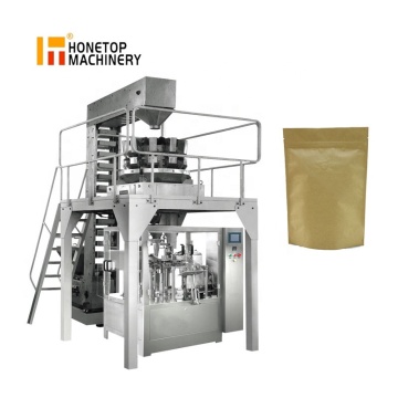 Stand -up -Beutel doyPack Reißverschlussbeutel Flat Beutel Drehpackmaschine