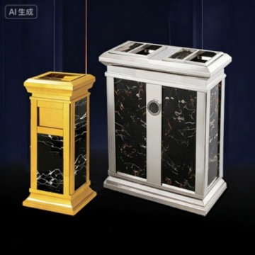 Premium Metal Waste Container for Public Spaces