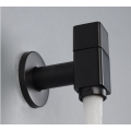 Bibcock Tap For Outdoor Garden Blackened Brass Wall Mount Bathroom Corner Washing Machine Faucet Bath Toilet Mop Pool Taps