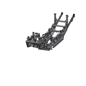 Основная рама мобильной ударной дробилки XPF1214G