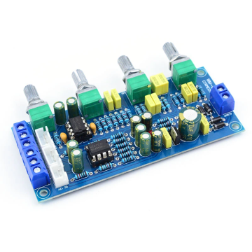NE5532 OP -AMP HIFI PREAMPLIFIER TUNING BOARD - BASS, TREBLE, BALANT, VOLUME और EQ नियंत्रण के लिए DIY किट