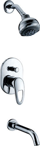 Handset Single Handle Bath Mixer Brass Concealed Haucet