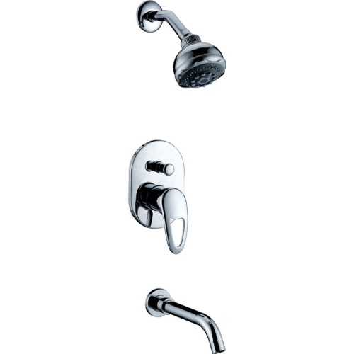 Single Handle Bathtub Mixer Brass Concealed Faucet