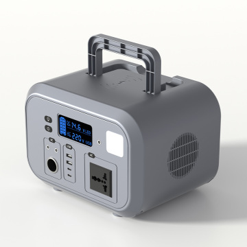 800W Portable Solar Generator: Rechargeable Power Station for Camping and Home Appliances