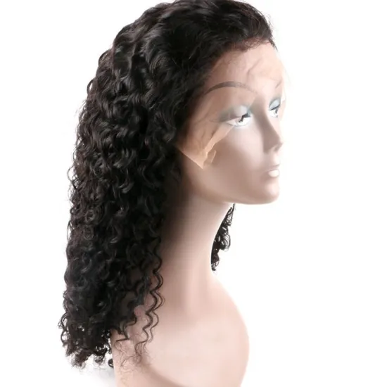 Top Quality 150% Density Raw Vietnamese Full Lace Virgin Remy Human Hair Wig With Bang