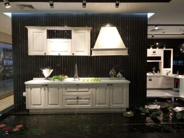 2015 New Design Modern Country Style Food-grade 304 Stainless Steel Kitchen Cabinet