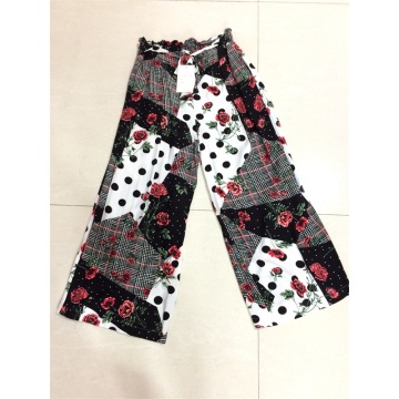 Lady's Viscose High Waist Pant