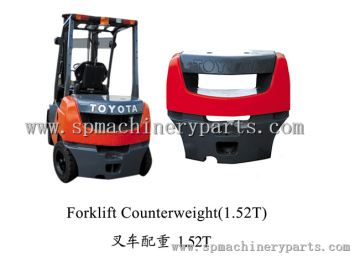 China factory directly custom new design iron cast forklift counterweight