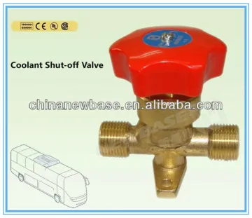 Vehicle Air Conditioning coolant shut-off valve